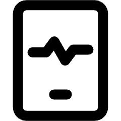 Tracker Tablet Icon from Ultimate Bold Set