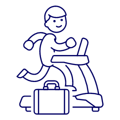 Intrinsic Treadmill 1 Illustration from UX Line Set