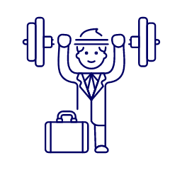 Work Barbell 2 Illustration from UX Line Set