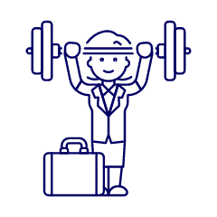 Work Barbell 6 Illustration from UX Line Set