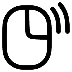 Click Right Double Icon from Plump Line Set