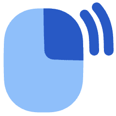 Click Right Double Icon from Plump Flat Set