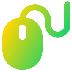 Mouse Icon from Plump Gradient Set