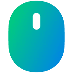 Mouse Wireless Icon from Plump Gradient Set