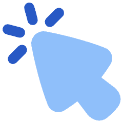 Cursor Click Icon from Plump Flat Set
