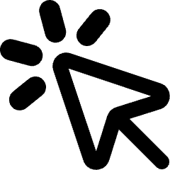 Cursor Click Icon from Core Remix Set