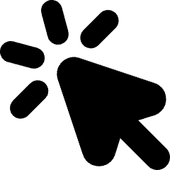 Cursor Click Icon from Micro Solid Set