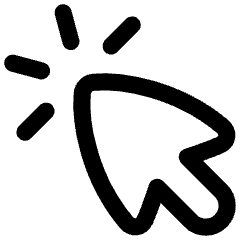 Cursor Click Icon from Flex Line Set