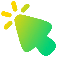 Cursor Click Icon from Plump Gradient Set
