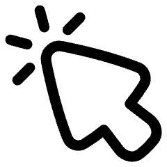 Cursor Click Icon from Plump Line Set