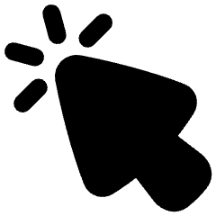 Cursor Click Icon from Plump Solid Set