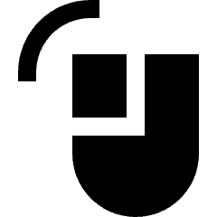 Left Click Icon from Sharp Solid Set