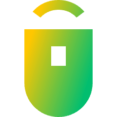 Middle Click Icon from Sharp Gradient Set