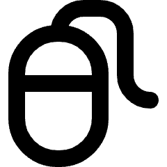 Mouse Icon from Micro Line Set