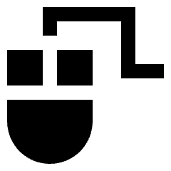 Mouse Icon from Sharp Solid Set