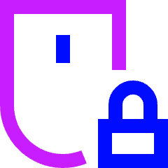 Mouse Lock Icon from Sharp Neon Set