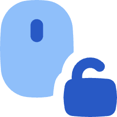 Mouse Lock Off Icon from Flex Flat Set