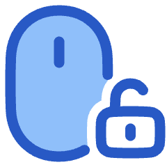 Mouse Lock Off Icon from Plump Duo Set