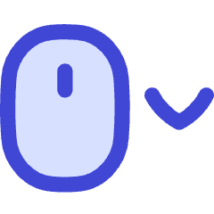 Mouse Move Down Icon from Flex Duo Set