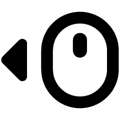 Mouse Move Left Icon from Core Remix Set