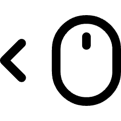 Mouse Move Left Icon from Core Line Set