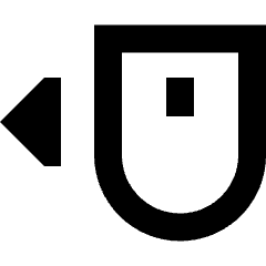 Mouse Move Left Icon from Sharp Remix Set