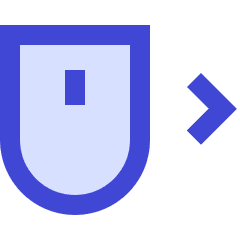 Mouse Move Right Icon from Sharp Duo Set