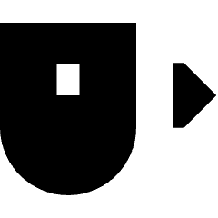 Mouse Move Right Icon from Sharp Solid Set