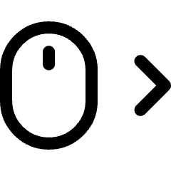 Mouse Move Right Icon from Core Line Set