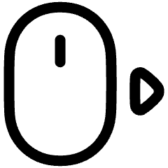 Mouse Move Right Icon from Plump Line Set