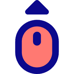 Mouse Move Up Icon from Core Pop Set