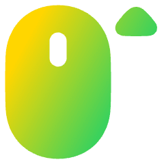 Mouse Move Up Icon from Plump Gradient Set