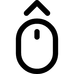 Mouse Move Up Icon from Core Line Set