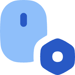 Mouse Setting Bolt Nut Icon from Flex Flat Set