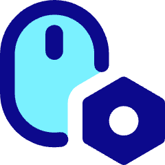 Mouse Setting Bolt Nut Icon from Core Pop Set