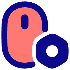 Mouse Setting Bolt Nut Icon from Plump Pop Set