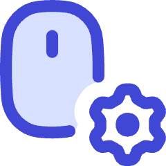 Mouse Setting Gear Icon from Flex Duo Set