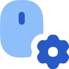 Mouse Setting Gear Icon from Flex Flat Set