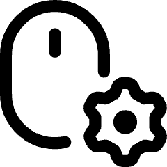 Mouse Setting Gear Icon from Core Line Set