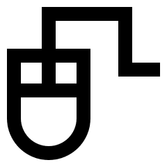 Mouse Icon from Sharp Line Set
