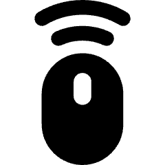 Mouse Wireless 1 Icon from Core Solid Set
