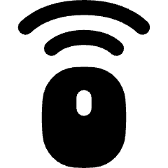 Mouse Wireless 1 Icon from Flex Solid Set