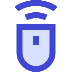 Mouse Wireless 1 Icon from Sharp Duo Set