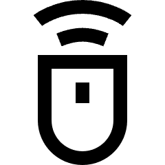 Mouse Wireless 1 Icon from Sharp Line Set