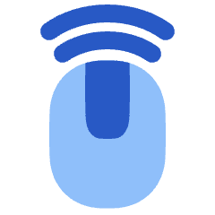 Mouse Wireless 1 Icon from Plump Flat Set