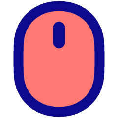 Mouse Wireless Icon from Plump Pop Set