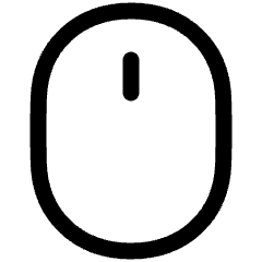 Mouse Wireless Icon from Plump Line Set