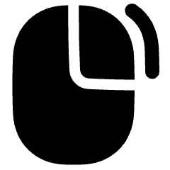 Right Click Icon from Plump Solid Set