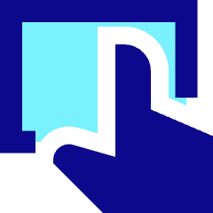 Trackpad Input Icon from Sharp Pop Set