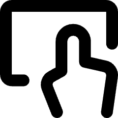 Trackpad Input Icon from Micro Line Set